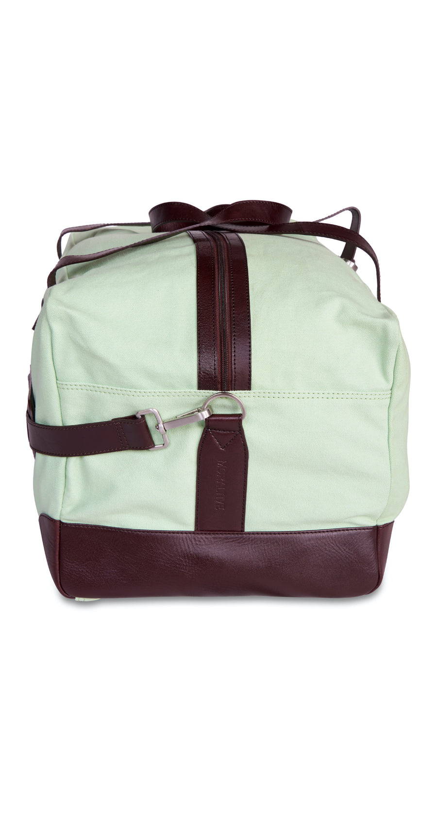 Moraltive Weekender Bags - Mint Green & Brown